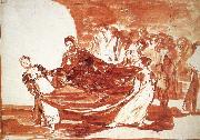 Francisco Goya Drawing for Disparate feminino oil painting artist